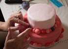 Un pastel de cumpleaños